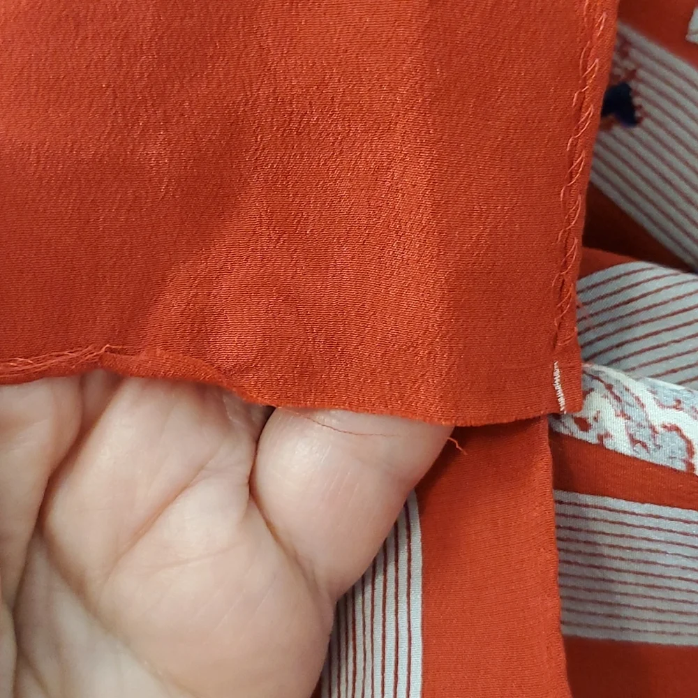 Vintage Authentic Christian Dior Silk Scarf Wrap size 11x56.5